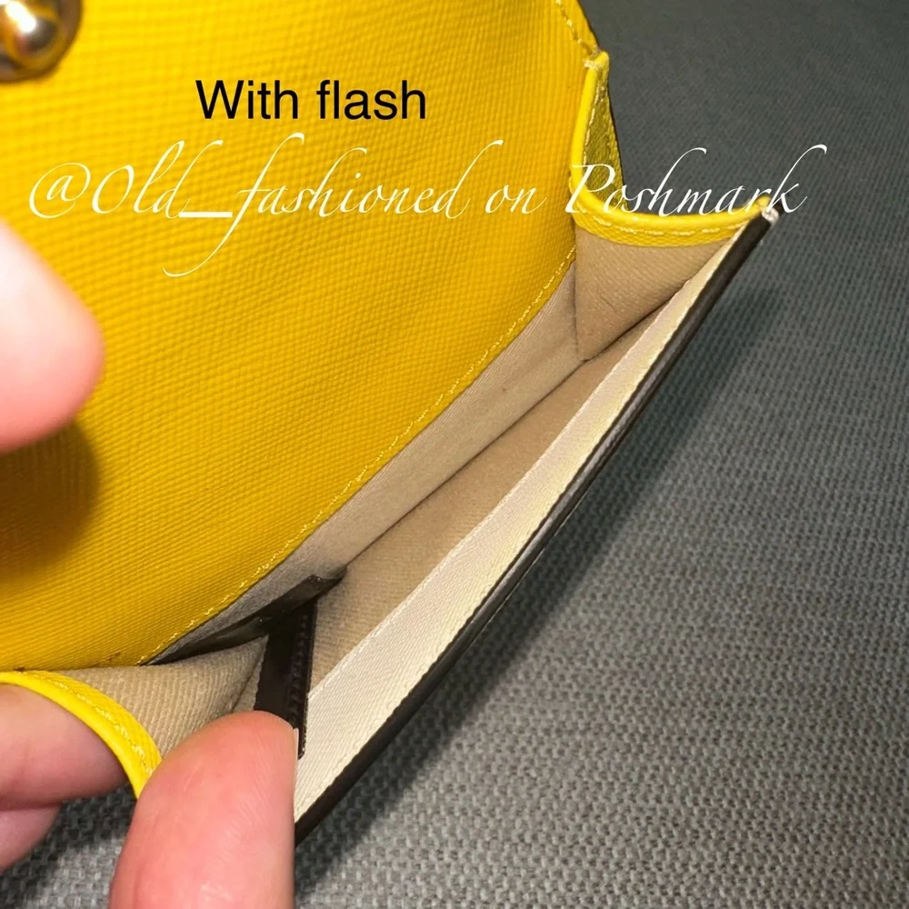 MARNI Saffiano Leather Tri-Fold Wallet